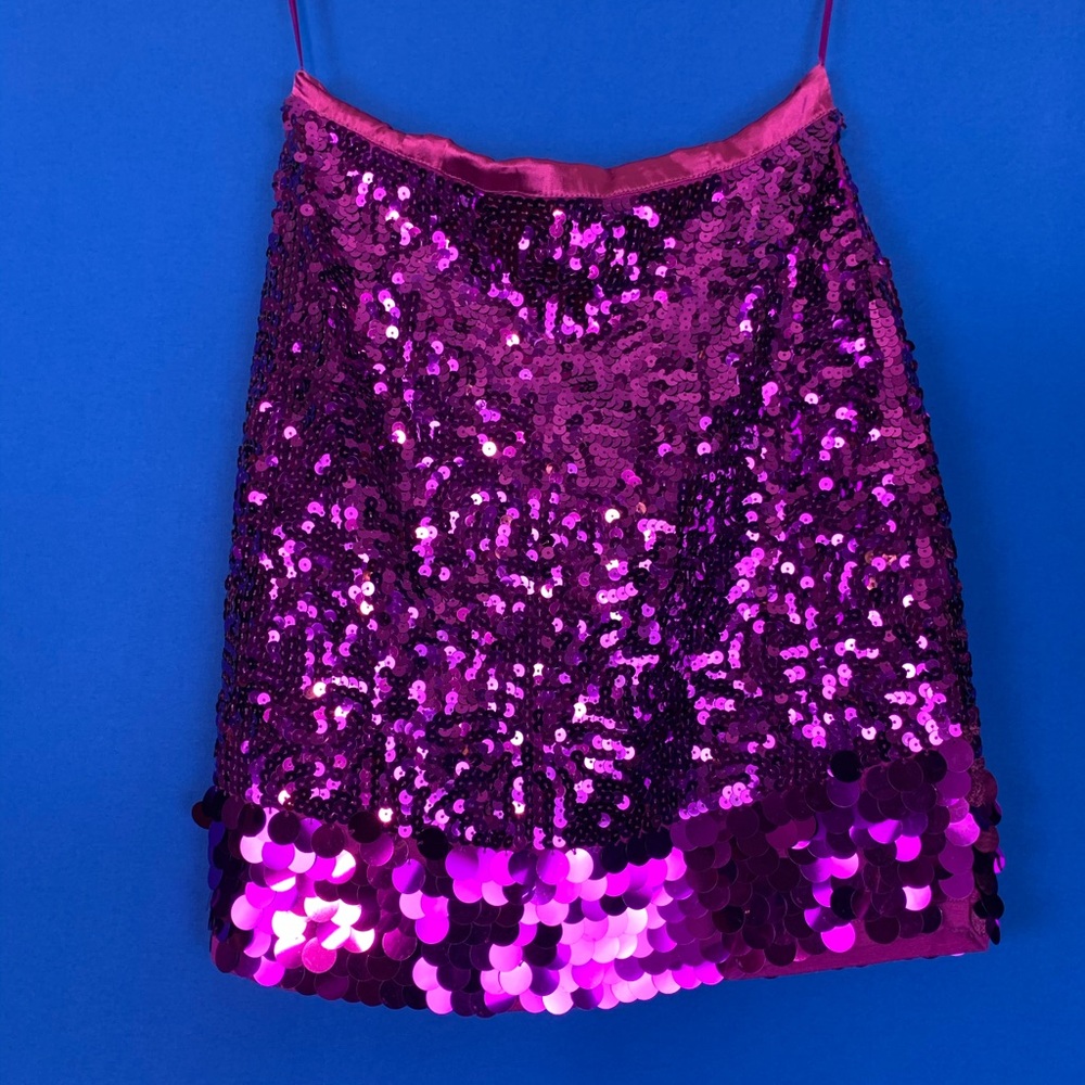 Bedo purple sequins skirt
